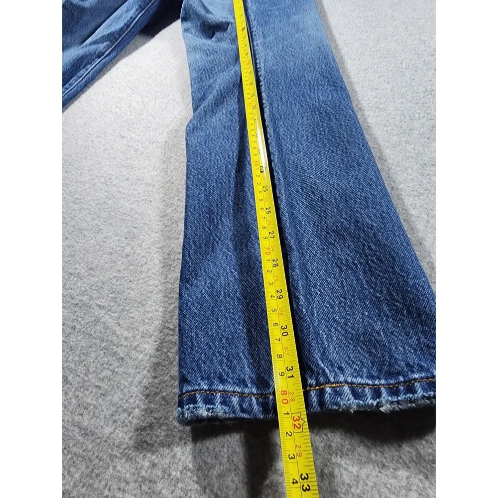 Levis Men's 501 Skinny Denim Jeans, 32x32, Button Fly, Medium Wash